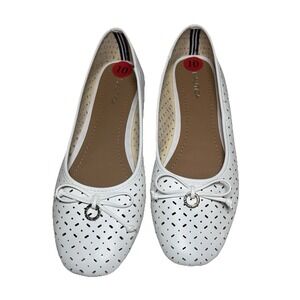Nautica Women's size 10 White Diklah Ballet Flat‎ Casual Soft Dress Walking NIB